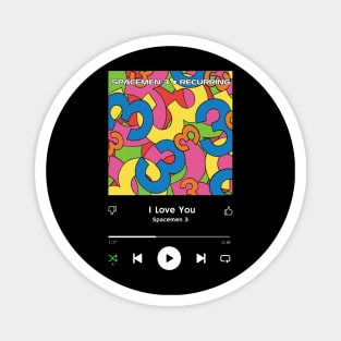 Stereo Music Player - I Love You Magnet